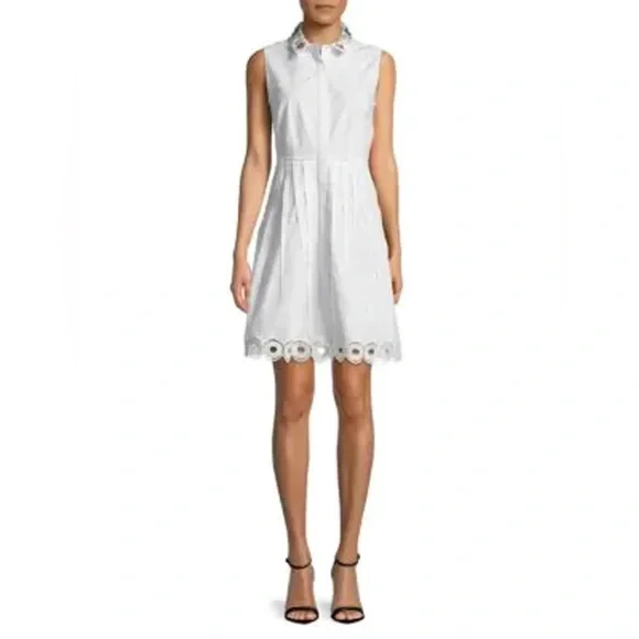 NWT | T TAHARI | White Melitta Dress - Picture 1 of 8